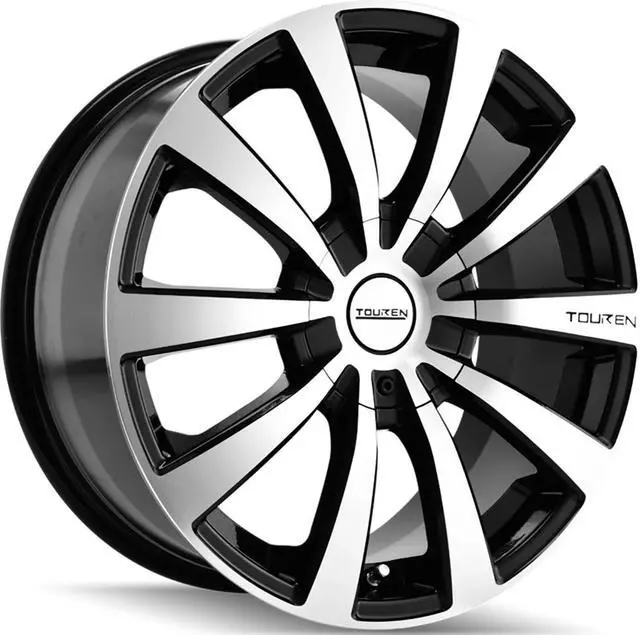 Main image of 1 Wheel 16" TR3 16x7 5x100/5x114.3 Black Machined 42ET 72.62CB (3130-6703M)