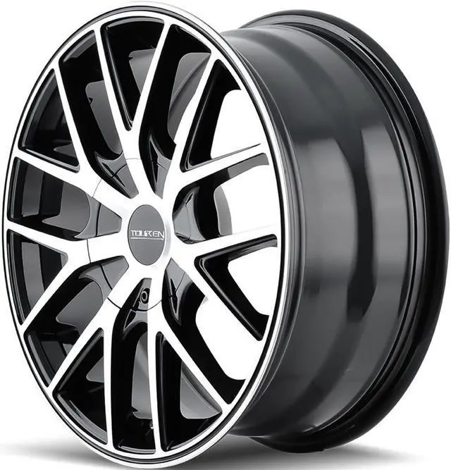 Alt view image 2 of 4 - 1 Wheel 18" TR60 18x8 5x127 Black Machined 40ET 71.5CB (3260-8873B)