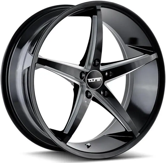 Main image of 1 Wheel 17" TR70 17x7.5 5x115 Black 40ET 72.62CB 5 Spoke (3270-7764B)