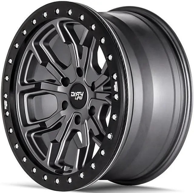 Alt view image 2 of 5 - 1 Wheel 17" DT-1 9303 17x9 5x127 Matte Gunmetal -38ET 78.1CB (9303-7973MGT38)