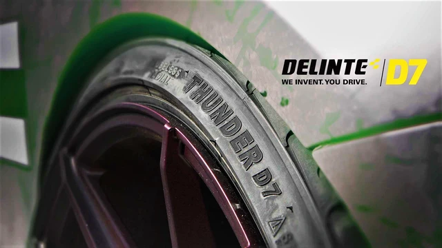 Alt view image 7 of 7 - 255/35R18 ZR 94W XL - Delinte Thunder D7 High Performance All Season Tire