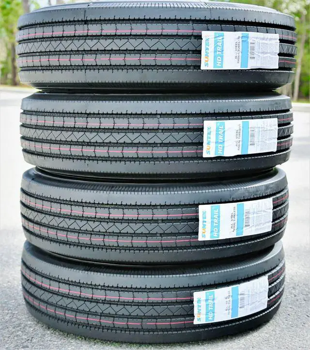 Alt view image 5 of 7 - 235/80R16 129/125M G (14 Ply) - Suntek HD Trail + Highway All Season Tire