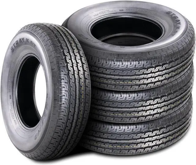 Alt view image 5 of 5 - 175/80R13 91/87L C (6 Ply) - Cosmo Stray Kat Semi-Steel Highway All Season Tire