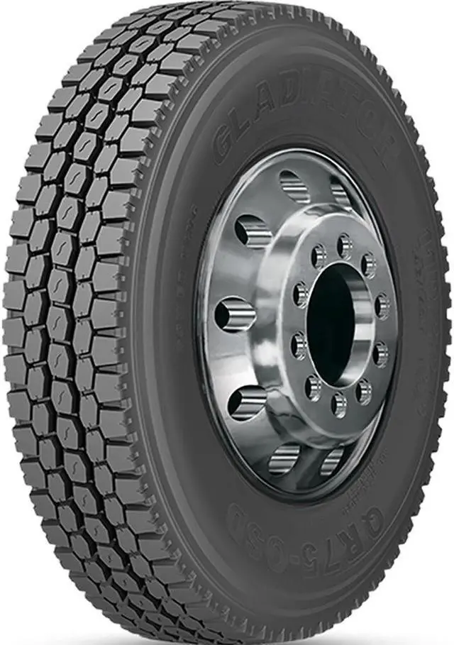 Alt view image 2 of 3 - 245/70R19.5 135/133N H (16 Ply) - Gladiator QR75-OSD Highway All Season Tire