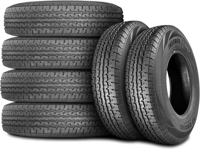 Alt view image 7 of 7 - 205/75R15 107/102L D (8 Ply) - Freedom Hauler ST Radial Steel Belted Highway All Season Tire