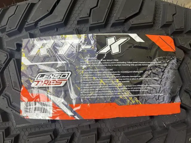 Alt view image 3 of 3 - 33X12.50R18 118Q E (10 Ply) - Lenso Rugged Terrain RT-X Tire