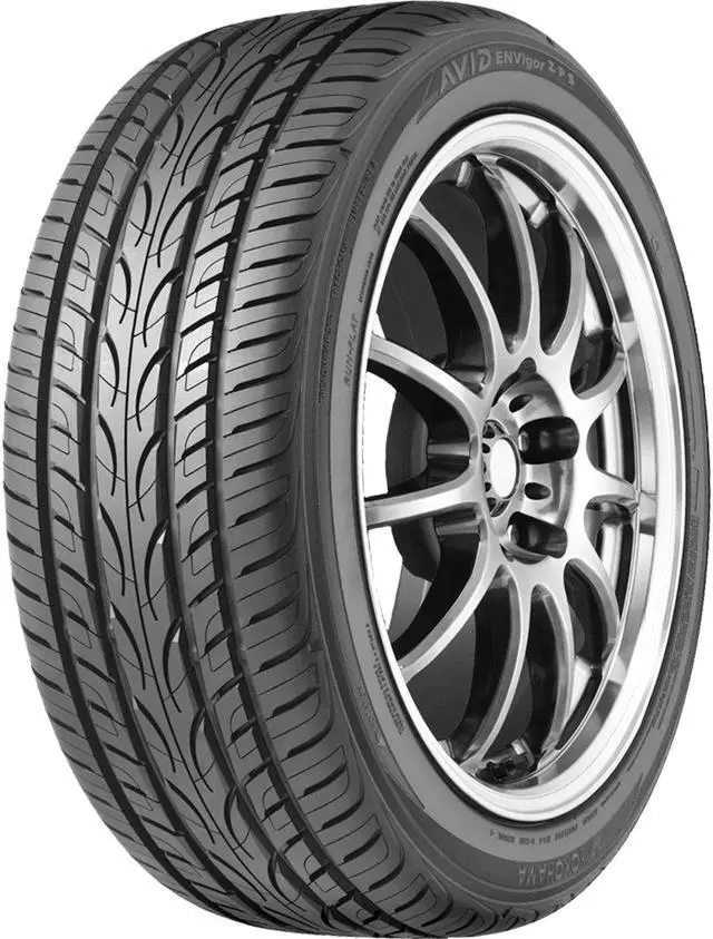 Alt view image 5 of 7 - Yokohama AVID ENVigor ZPS Performance Tires P195/55RF16 87V 32194