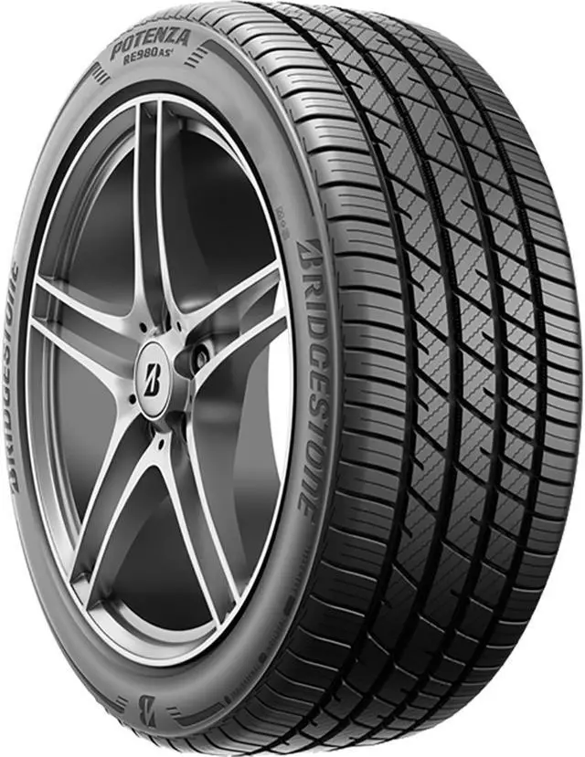 Alt view image 3 of 3 - 225/40R18 92W XL - Bridgestone Potenza RE980AS+ High Performance All Season Tire