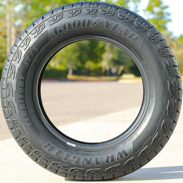 Alt view image 4 of 7 - 255/65R18 111T - Goodyear Wrangler Territory AT/S All-Terrain Tire