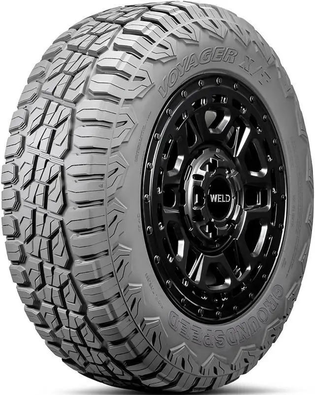 Alt view image 4 of 5 - 35X12.50R22 126R F (12 Ply) - Groundspeed Voyager XT Steel Belted Extreme Terrain Tire