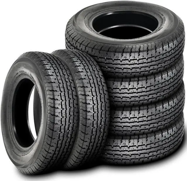 Alt view image 6 of 6 - 205/75R14 105/101L D (8 Ply) - Trailer Master ST PRO Steel Belted Highway All Season Tire