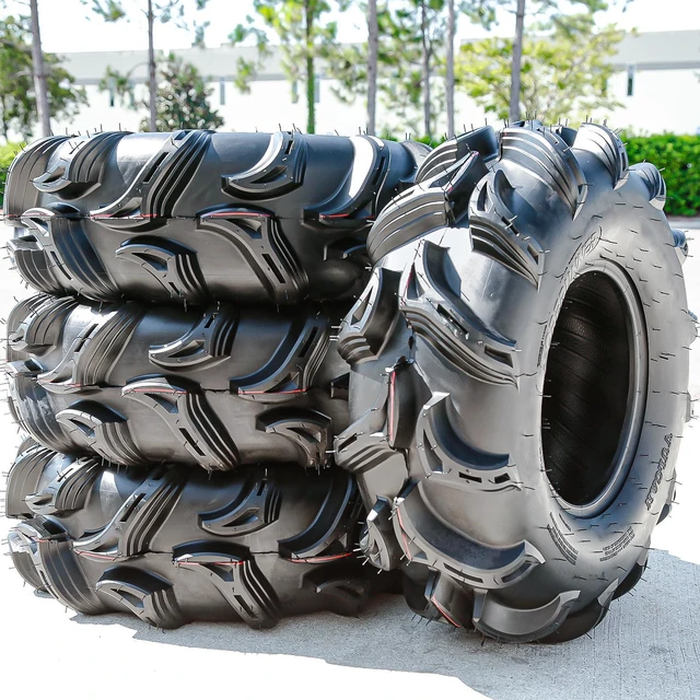 Alt view image 7 of 7 - 28X9.00-14 52F 6 Ply - Forerunner Vulcan Mud Tire