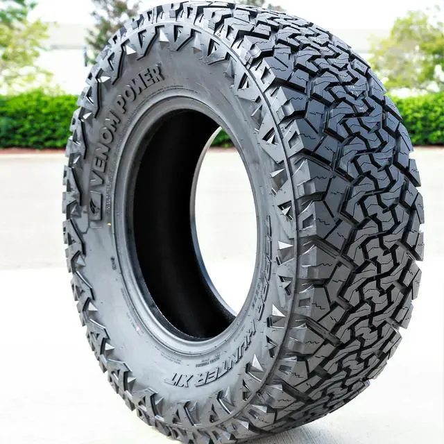 Alt view image 6 of 8 - Venom Power Terra Hunter XT XT All-Terrain Mud Light Truck Radial Tire-35X1250R17LT 35X1250X17 35X1250-17 121R Load Range E LRE 10-Ply BSW Black Side Wall