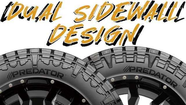 Alt view image 3 of 3 - 35X12.50R22 121Q F (12 Ply) - Predator New Mutant RT Trail Rugged Terrain All Season Tire