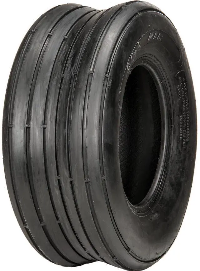 Alt view image 3 of 3 - 13X5.00-6 4 Ply (DC) - OTR Turf Rib All Season Tire