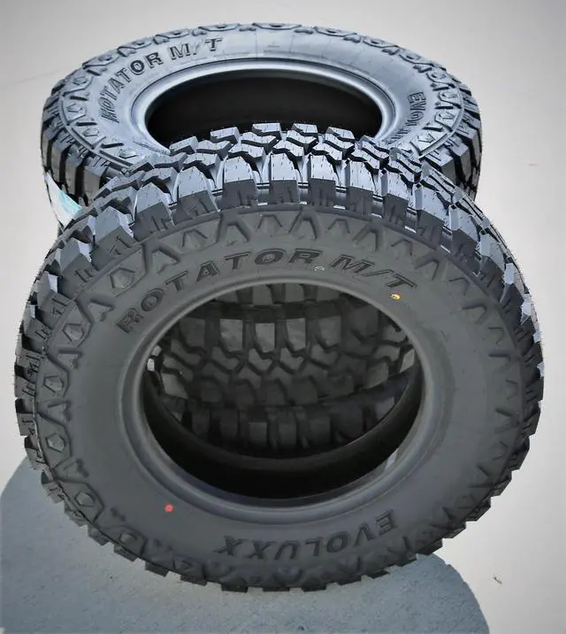 Alt view image 3 of 7 - 35X12.50R17 121Q E (10 Ply) - Evoluxx Rotator M/T Mud Tire