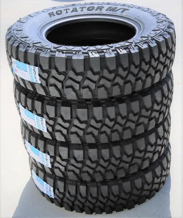 Alt view image 7 of 7 - 35X12.50R17 121Q E (10 Ply) - Evoluxx Rotator M/T Mud Tire