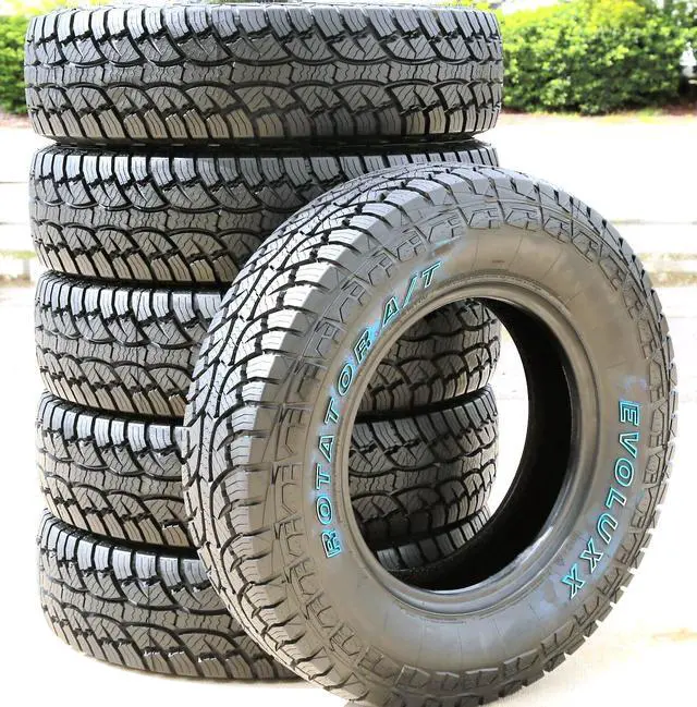 Alt view image 7 of 7 - 275/55R20 120/117Q E (10 Ply) (OWL) - Evoluxx Rotator A/T All-Terrain Tire