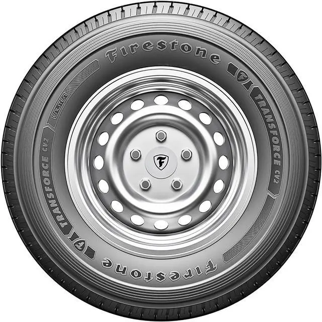 Alt view image 3 of 4 - 195/75R16 107/105R D (8 Ply) - Firestone Transforce CV2 Highway All Season Tire