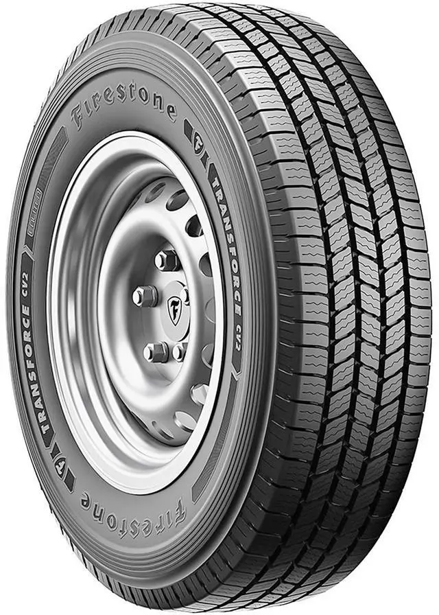 Alt view image 4 of 4 - 195/75R16 107/105R D (8 Ply) - Firestone Transforce CV2 Highway All Season Tire