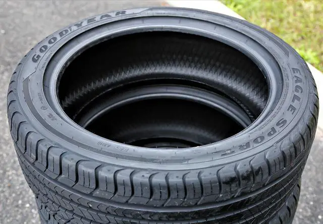 Alt view image 5 of 7 - 215/55R17 94V (DC) - Goodyear Eagle Sport TZ Performance Tire