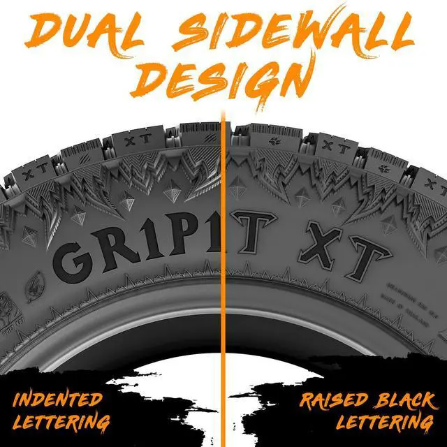 Alt view image 5 of 6 - 275/70R18 125/122S E (10 Ply) - Cosmo Gripit XT Extreme Terrain Tire