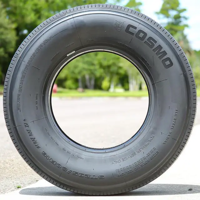 Alt view image 3 of 7 - 235/80R16 130/126L H (16 Ply) - Cosmo Stray Kat IV+ All Steel Highway All Season Tire