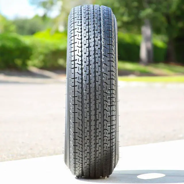 Alt view image 4 of 7 - 235/80R16 124/120N E (10 Ply) - Power King Towmax Vanguard Nylon Belted Highway All Season Tire