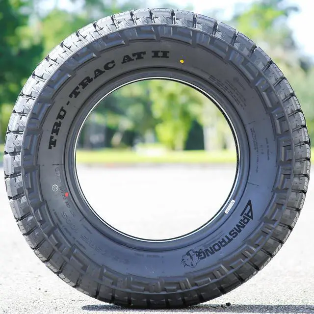 Alt view image 4 of 7 - 215/75R15 100S - Armstrong Tru-Trac AT II All-Terrain Tire