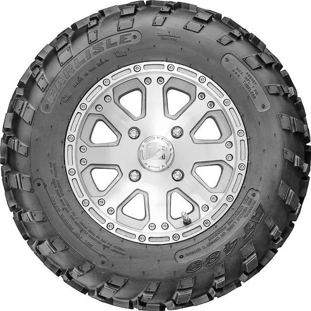 Alt view image 3 of 6 - Carlisle (Carlstar) AT489 All-Terrain Tire - 25X8.00-12 56F 4 Ply (USA)