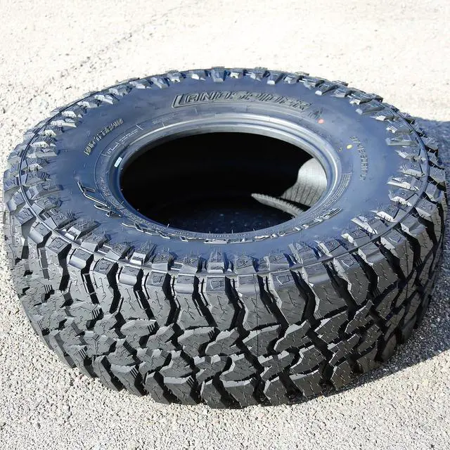 Alt view image 3 of 7 - 37X12.50R17 128Q E (10 Ply) - Landspider Rocktraxx M/T Mud Tire