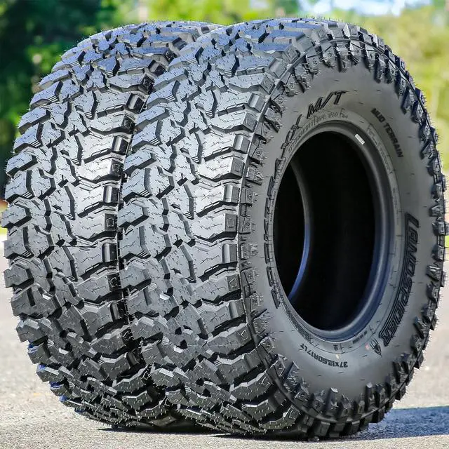Alt view image 5 of 7 - 37X12.50R17 128Q E (10 Ply) - Landspider Rocktraxx M/T Mud Tire
