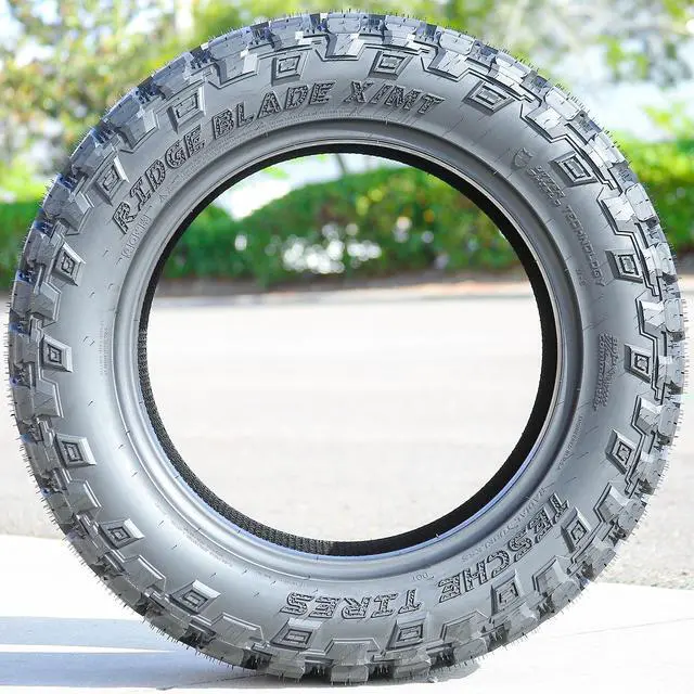 Alt view image 3 of 7 - 35X12.50R20 125K F (12 Ply) - Tesche Tires Ridge Blade X/MT Mud Tire
