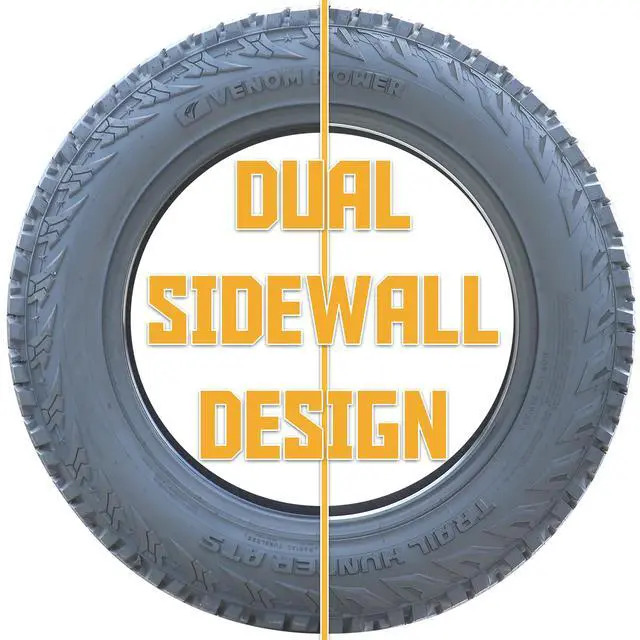 Alt view image 3 of 7 - 33X12.50R20 114R E (10 Ply) - Venom Power Trail Hunter ATS All-Terrain Tire