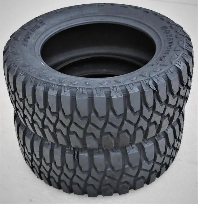 Alt view image 5 of 7 - 275/70R18 125/122Q E (10 Ply) (OWL) - Evoluxx Rotator M/T Mud Tire