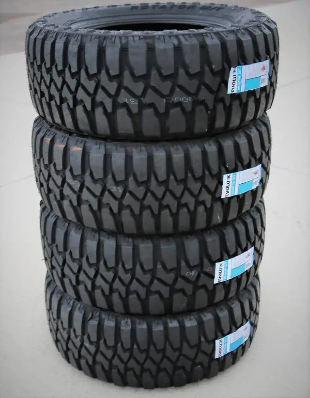 Alt view image 7 of 7 - 275/70R18 125/122Q E (10 Ply) (OWL) - Evoluxx Rotator M/T Mud Tire