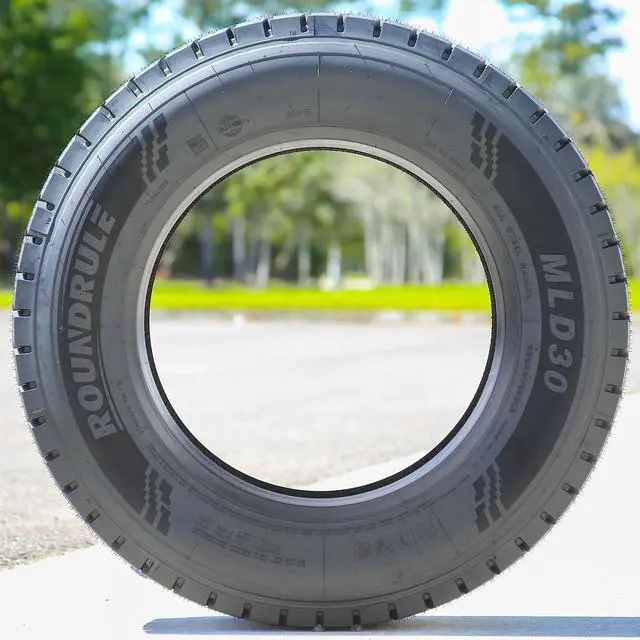 Alt view image 3 of 7 - Roundrule MLD30 245/70R19.5 135/133M H (16 Ply) - Highway All Season Drive Commercial Tire