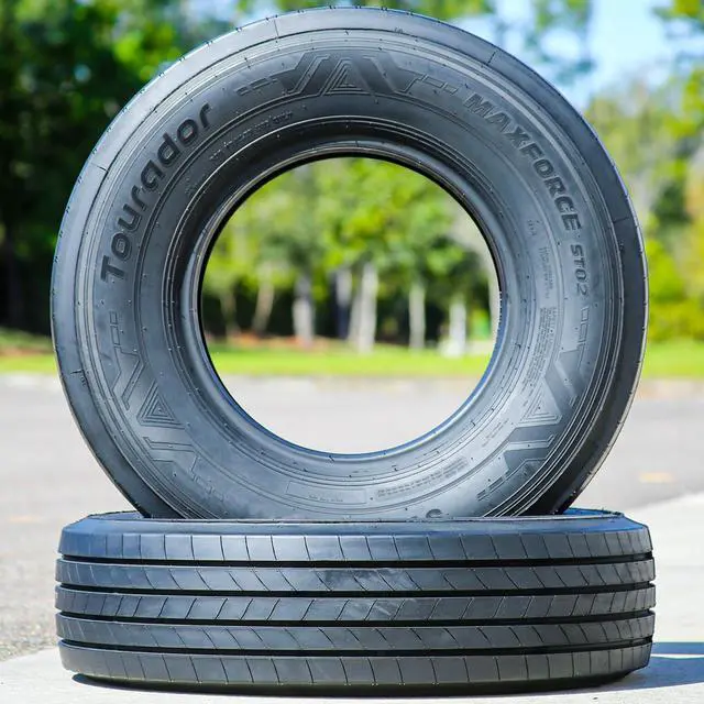Alt view image 7 of 7 - 235/80R16 130/126M H (16 Ply) - Tourador MaxForce ST02 All Steel Highway All Season Tire