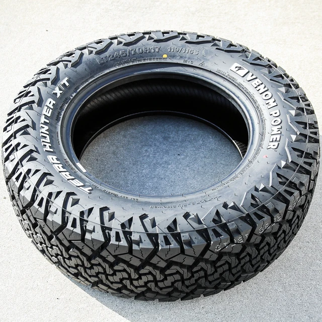 Alt view image 4 of 7 - 245/70R17 119/116S E (10 Ply) - Venom Power Terra Hunter X/T 2 Extreme Terrain Tire