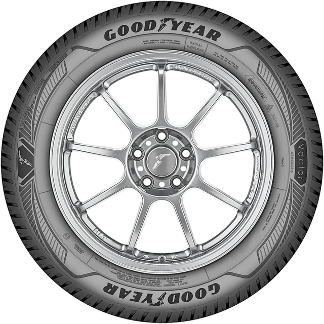 Alt view image 3 of 4 - 215/45R18 93Y XL - Goodyear Vector 4Season Gen-3 High Performance All Weather Tire