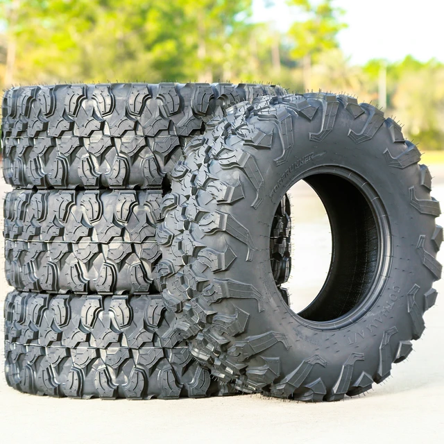 Alt view image 7 of 7 - Forerunner Gotham A/T 30X10.00R14 30x10r14 30x10x14 79J 8 Ply - All Terrain All Season ATV & UTV Tire