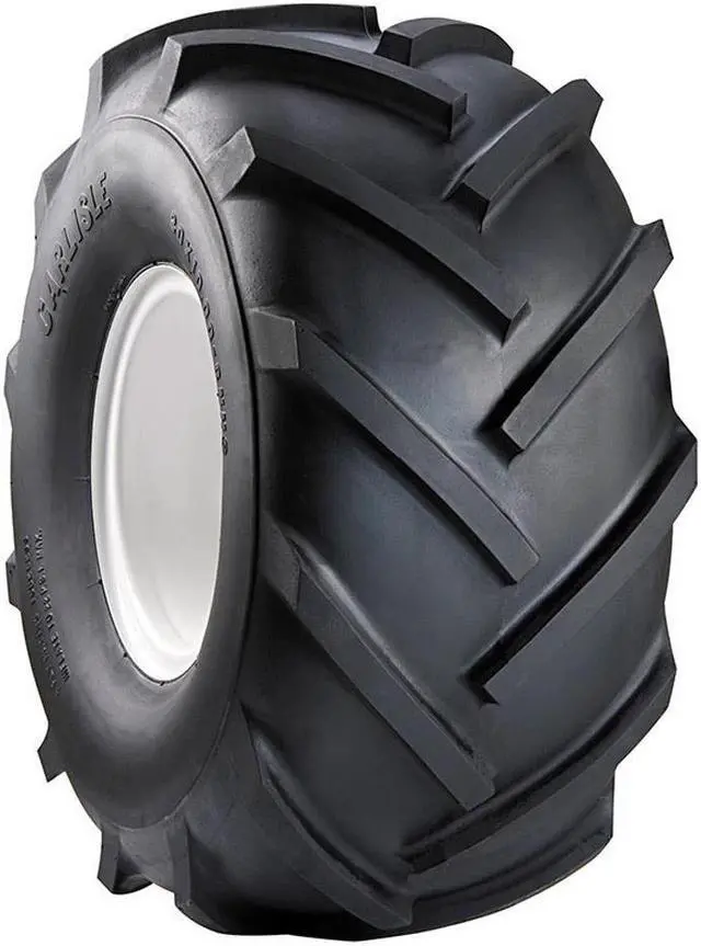 Alt view image 3 of 10 - 26X12-12 4 Ply 26 12 12 Carlisle Tru Power Lawn Tractor Lug Tire (1)
