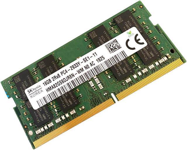 Original HMA82GS6DJR8N-WM 16GB DDR4 2933MHz Unbuffered Non-ECC 1.2V CL21 2Rx8 Dual 260Pin SODIMM Mac Laptop Notebook Computer Memory RAM Module Upgrade Laptop Memory -