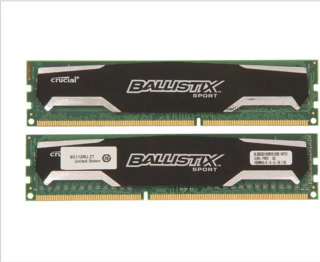 Alt view image 4 of 4 - Ballistix Sport 4GB DDR3 1600 (PC3 12800) Desktop Memory Model BLS4G3D1609DS1S00