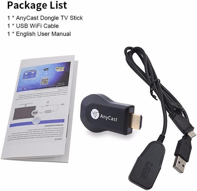 Alt view image 5 of 7 - Anycast M2 Plus Wireless TV Dongle Wifi Display HDMI Streaming Media Player Airplay Miracast DLNA 1080P HDMI TV Stick TV Dongle Receiver Mirror Share Screen for IOS Android Miracast Airply
