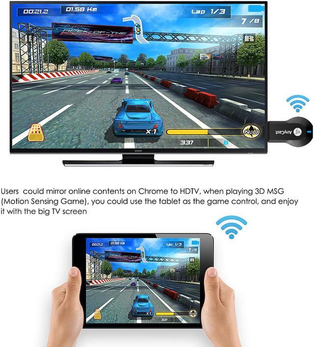 Alt view image 6 of 7 - Anycast M2 Plus Wireless TV Dongle Wifi Display HDMI Streaming Media Player Airplay Miracast DLNA 1080P HDMI TV Stick TV Dongle Receiver Mirror Share Screen for IOS Android Miracast Airply