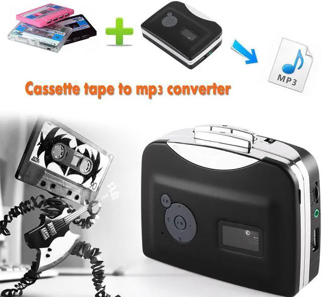 Alt view image 4 of 7 - Ezcap 230 USB Cassette Tape Player Converter Portable Cassette Player Walkman Convert to MP3 into USB Flash Drive Adapter Music Player No Need Driver& PC