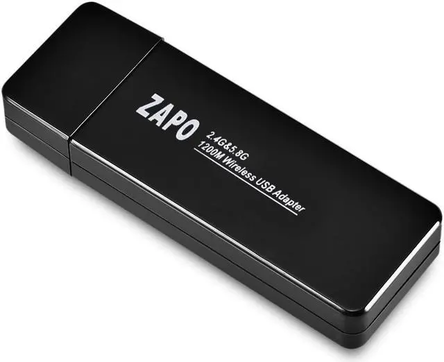 Alt view image 6 of 7 - 2.4G/5G Dual Band Wireless USB Adapter 802.11 ac 1200Mbps USB Wifi Receiver for Desktop/Notebook
