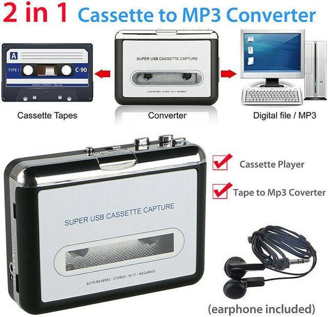Super Usb Audio Tapes Cassette Player Capture Recorder To Mp3