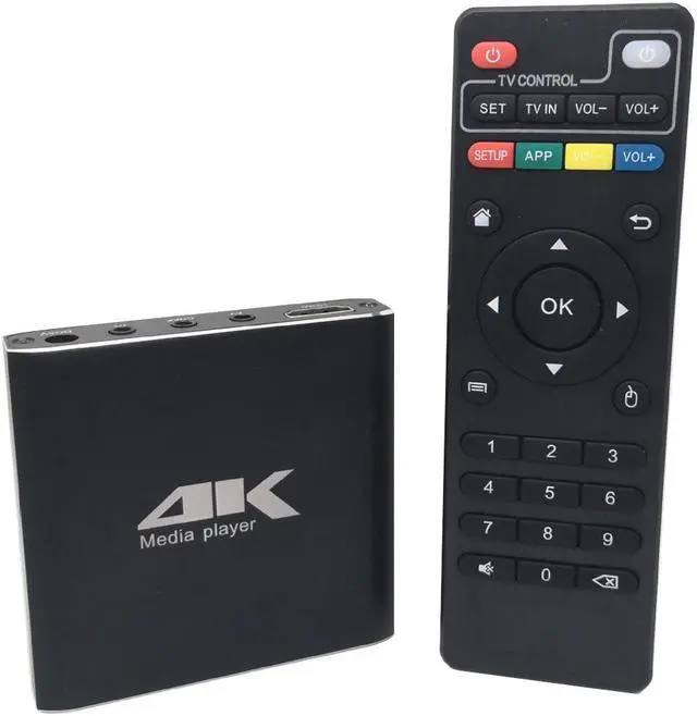 Main image of Mini 4K Advertising Player With TF/AV/HDMI/USB Disk 1080P Full HD Media Player Supports MKV video & Blu-ray movies External HDD Multimedia Player for Splicing Screen/Projector